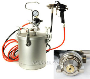 Нагнетательный бак РТ-8 с краскопультом