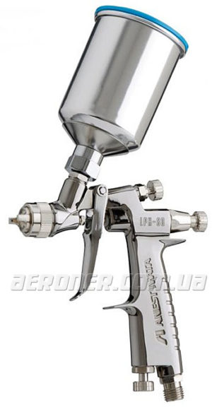 Мини краскопульт Iwata LPH-80 с металлическим бачком