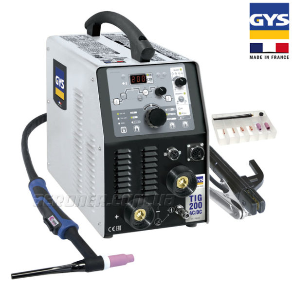 Сварочный аппарат GYS TIG 200 AC/DC с аксессуарами SR 26DB — 011618