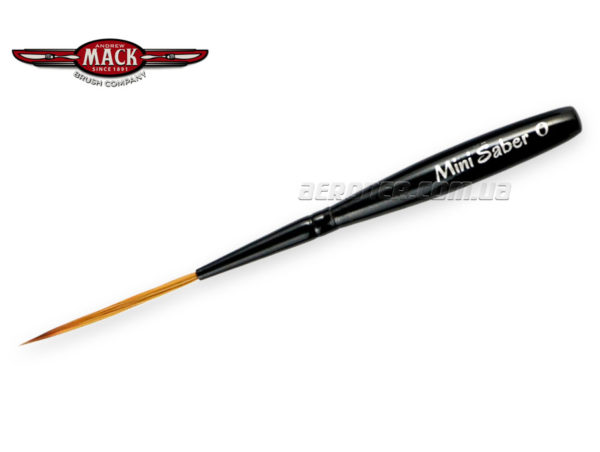 Кисть для скролл страйпинга Mack Von Dago Mini Sabre 0