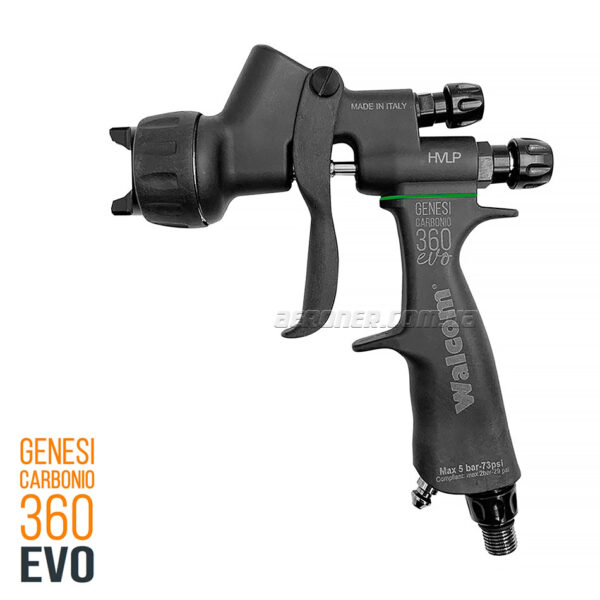 Краскопульт Walcom Genesi Carbonio 360 Evo HVLP