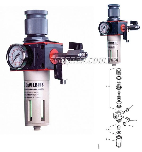 Влагомаслоотделитель Devilbiss DVFR-3