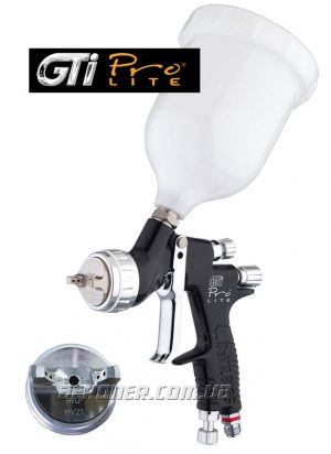 Краскопульт DeVilbiss GTi Pro Lite HV25 Black